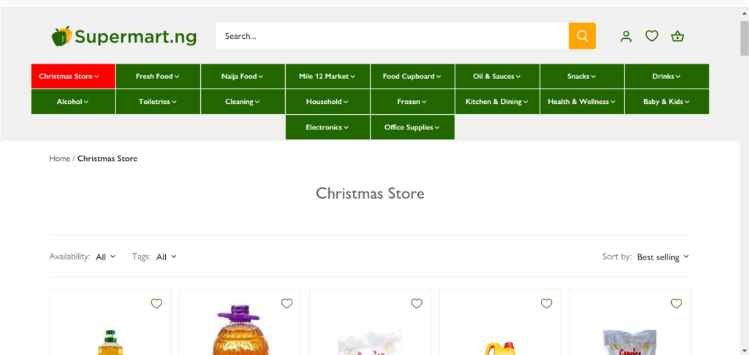 shopping on supermart