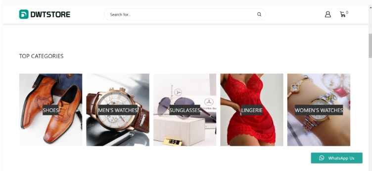 Christmas shopping on DWTstore