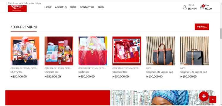 Christmas shopping on wuwigiftings