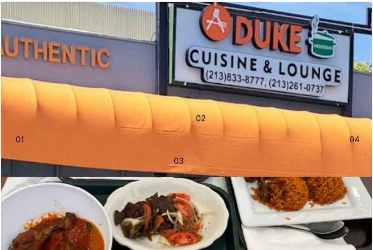 Aduke Nigerian Cuisine  Inglewood California.