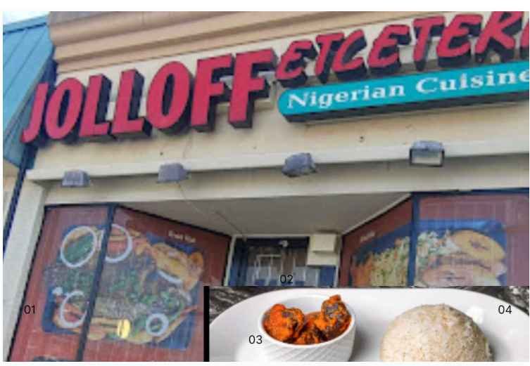 Jollof Etcetera  Landover Hills, Maryland.